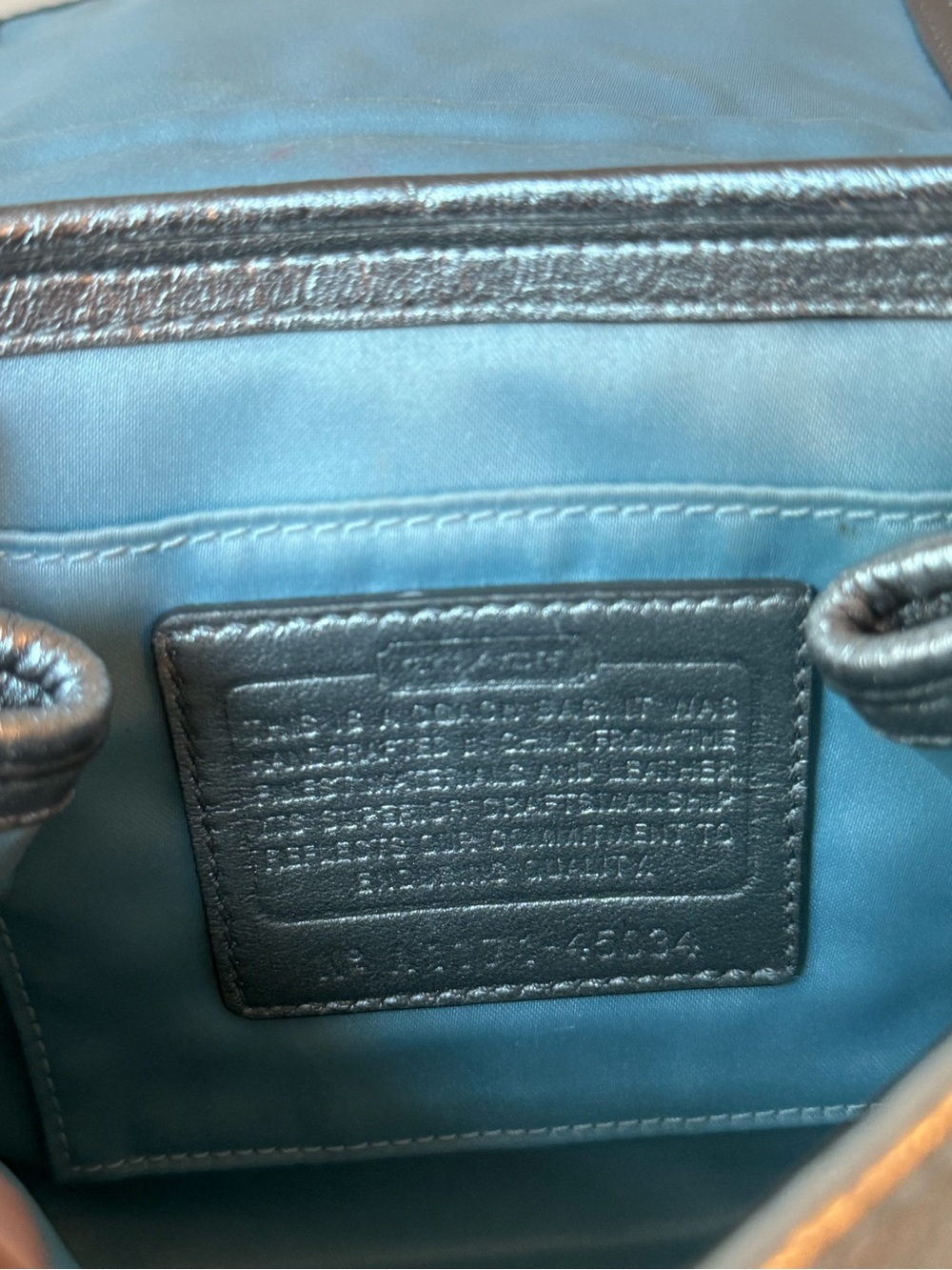 Coach | Campbell Turnlock Metallic Silver Mini Crossbody Bag - Picture 8 of 8